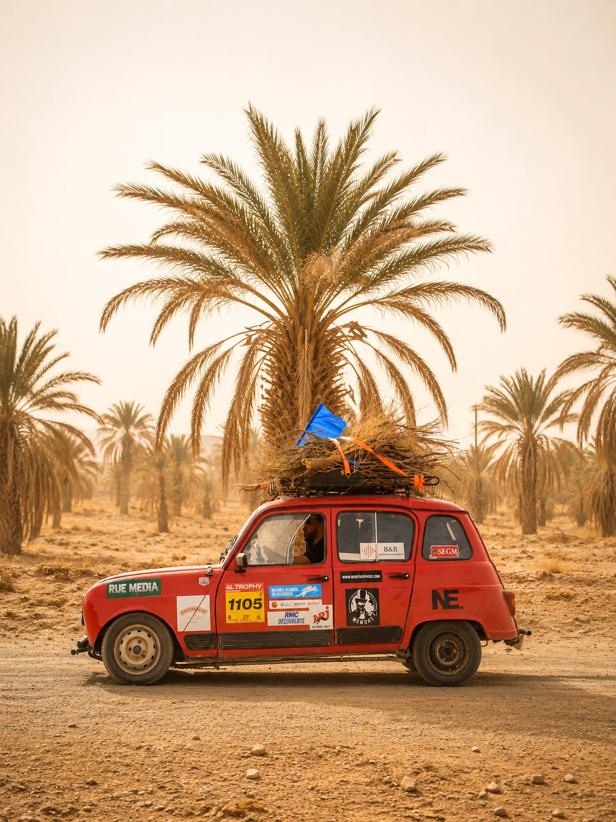 Rue Media sponsor d'une équipe au 4L Trophy 2026